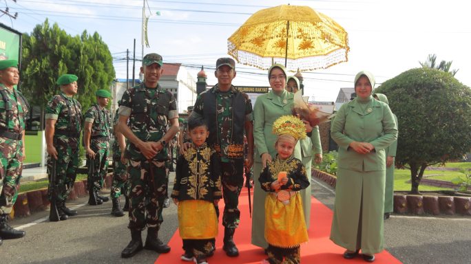 Kunjungan Kerja Pangdam IM dan Ibu Ketua Persit KCK PD IM ke Kodim 0114/Ajaya dan Kodim 0105/Abar