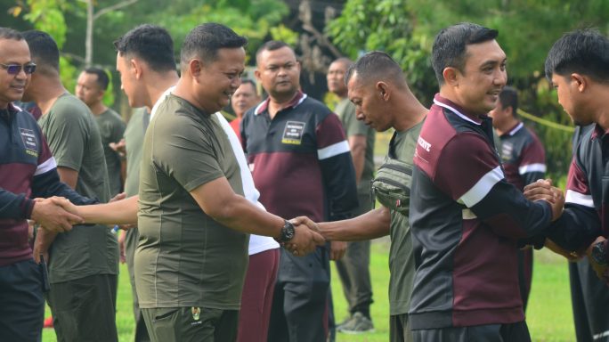 Pupuk Soliditas, TNI Polri di Abdya Olahraga Bersama
