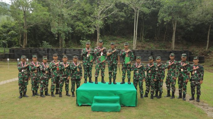Anugerah Medali Pangdam IM pada lomba Tembak Pistol dalam rangka Apel Dansat