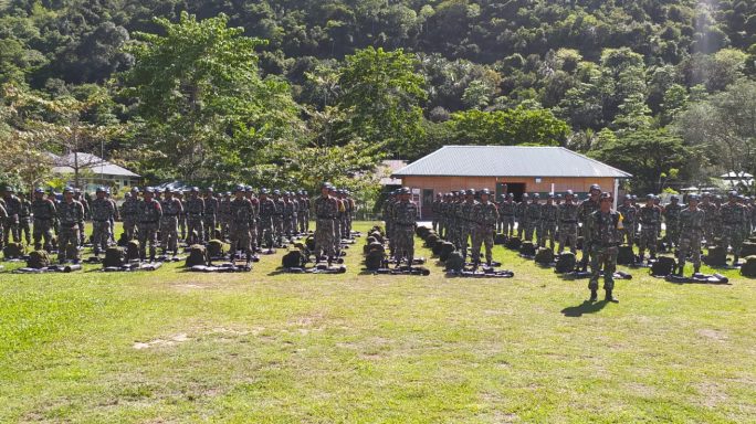 KEGIATAN APEL GELAR PASUKAN LATIHAN BERGANDA DIKTUKBA TNI AD TA 2023