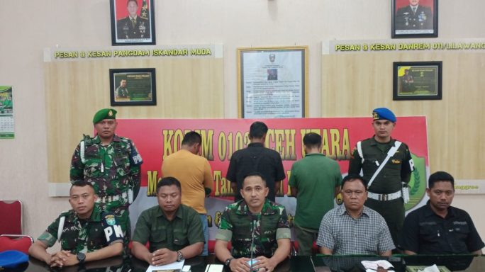 PENGUNGKAPAN KASUS PENIPUAN DAN PEMERASAN TERHADAP MASYARAKAT YANG MENGAKU SEBAGAI ANGGOTA INTEL KODIM 0103, INTEL KOREM DAN INTEL BAIS TNI DI WILAYAH KODIM 0103/ACEH UTARA