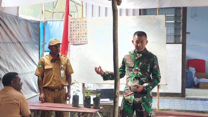 Satgas Yonif RK 115/ML Berikan Sosialisasi Budidaya Kopi
