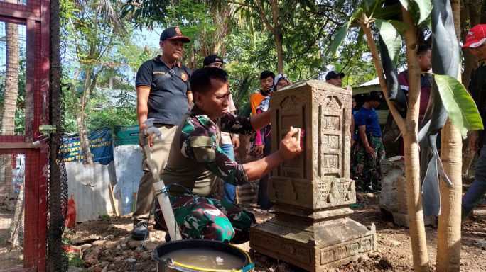 Kahubdam IM Gelar Kerja Bakti Cagar Budaya Makam Kuno Era Kerajaan Aceh.