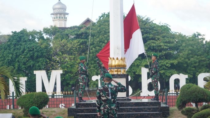 Kodam Iskandar Muda Gelar Upacara Peringatan Hari Kebangkitan Nasional Ke-115 Tahun 2023 di Makodam Iskandar Muda.