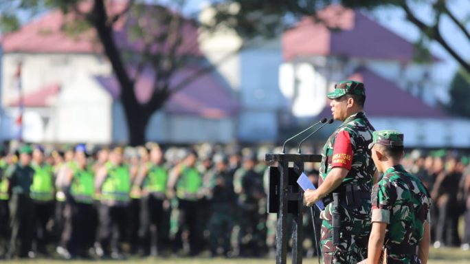 Danrem 011/LW pimpin 1.700 personel Pam VVIP