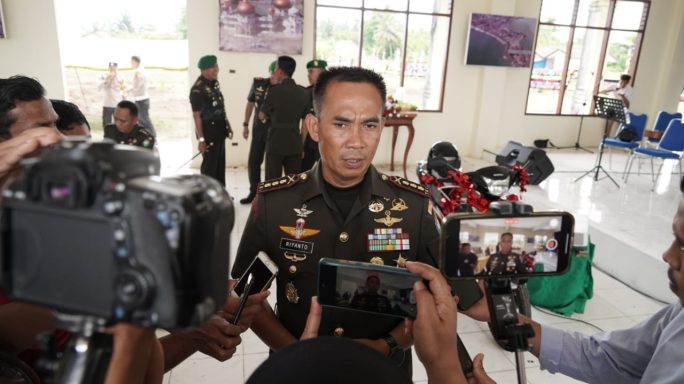 Peringati HUT ke-61, Korem 012/TU Gelar Syukuran Sederhana di Bangunan Sisa Tsunami