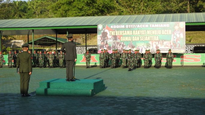 Dandim 0117/Aceh Tamiang Pimpin Langsung Upacara Peringatan Hari Lahir Pancasila