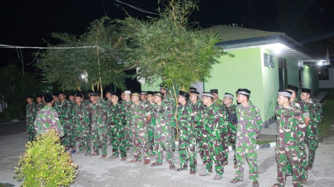 Jaga Kondusif Malam Takbiran Hari Raya Idul Adha 1444 H Personil Kodim 0108/Agara laksanakan Pengamanan