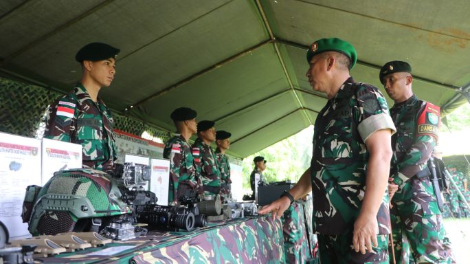 Kasdam IM Cek dan Periksa Kesiapan Ops Satgas Organik Batalyon RK 111/Karma Bhakti