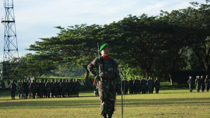 RINDAM ISKANDAR MUDA, LAKSANAKAN UPACARA PERINGATAN HARI LAHIR PANCASILA