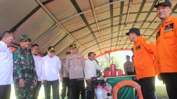 Kodim 0107/Asel Gelar Apel Gabungan Kesiapan Penanggulangan Bencana Alam Terintegrasi Kab Aceh Selatan Tahun 2023