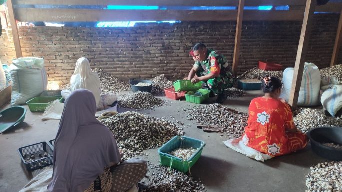 Babinsa Anjangsana Ke Desa Binaan Pengepul KemiriBabinsa Anjangsana Ke Desa Binaan Pengepul Kemiri