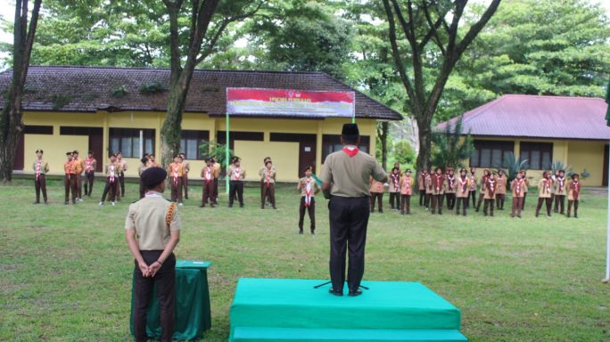 Kodim 0108/Agara Gelar Upacara Persami Saka Wira Kartika
