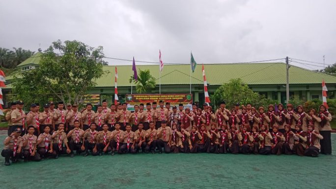 Tanamkan Cinta Tanah Air, Kodim 0117/Aceh Tamiang Gelar Pembinaan Saka Wira kartika