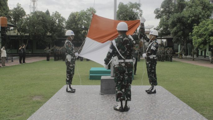 Kodim 0108/Agara Laksanakan Upacara Bendera 17 An