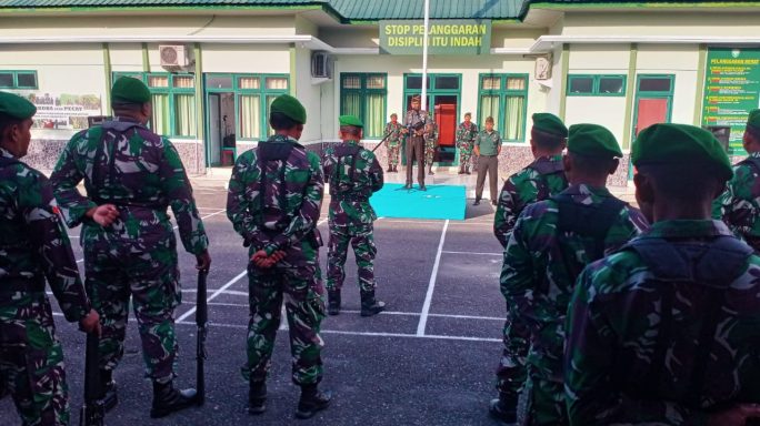 Pimpin Upacara Bendera Merah Putih, Dandim 0105/Abar Sampaikan Visi Panglima TNI “Patriot NKRI”