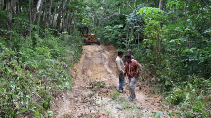 Pembukaan Jalan Baru, Pada Program TMMD ke 117 Kodim Aceh Timur Memasuki Tahap Awal Pengerjaan