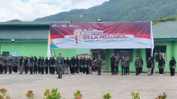 RINDAM IM TUTUP PELATIHAN BELA NEGARA SAHABAT PELAJAR BSI MASLAHAT TA 2023
