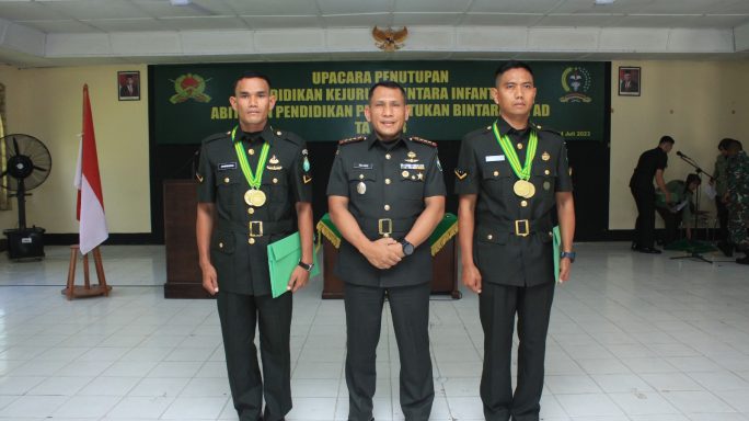 SISWA DIKJURBA IF ABIT DIKTUKBA TNI AD TA 2023, LAKSANAKAN UPACARA PENUTUPAN PENDIDIKAN