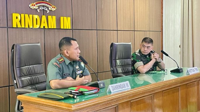 RINDAM ISKANDAR MUDA TERIMA KUNJUNGAN TIM ASDALWASDIK KODIKLATAD
