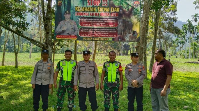 Cegah Karhutla Babinsa Dan Bhabinkamtibmas Laksanakan Patroli