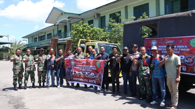 Dandim 0104/Atim melepas Rombongan Kodim Langsa Adventure Trail (KOLAT 04) ke Banda Aceh