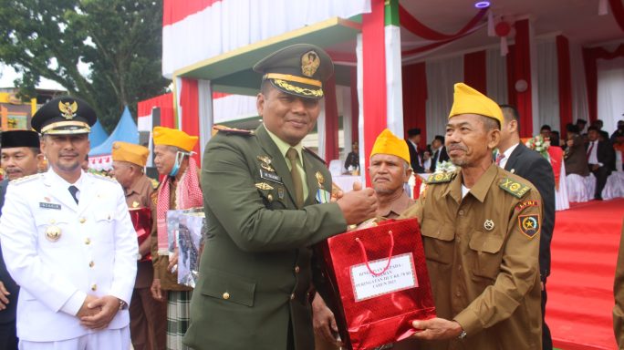 Dandim Dan Prajurit Kodim 0108/Agara Ikuti Upacara HUT RI Ke – 78 Di Aceh Tenggara