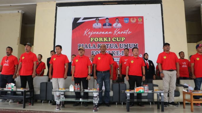 Dandim 0104/Atim Hadiri Pembukaan Kejuaraan Karate FORKI Cup di Kota Langsa