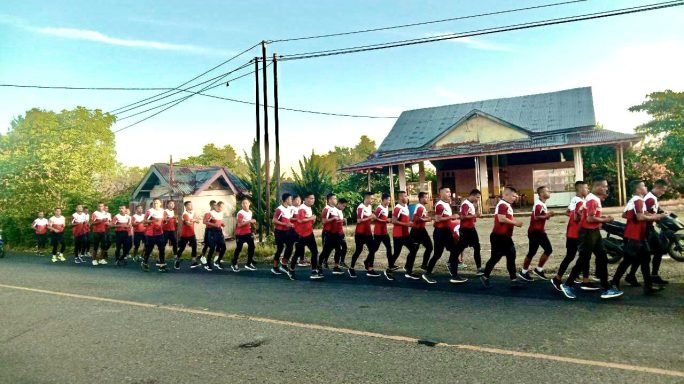 Ksatria Singa Yudha Laksanakan “Run Gampong To Gampong” Dalam Rangka memelihara Kebugaran Jasmani dan Kesehatan.