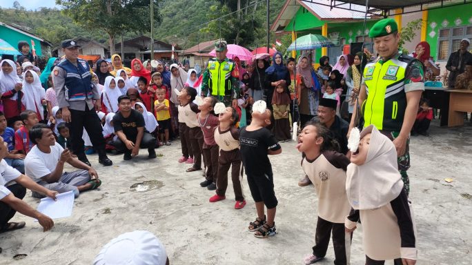 MERIAHKAN HUT RI KE 78, BABINSA BERSAMA WARGA ADAKAN EVEN PERLOMBAAN