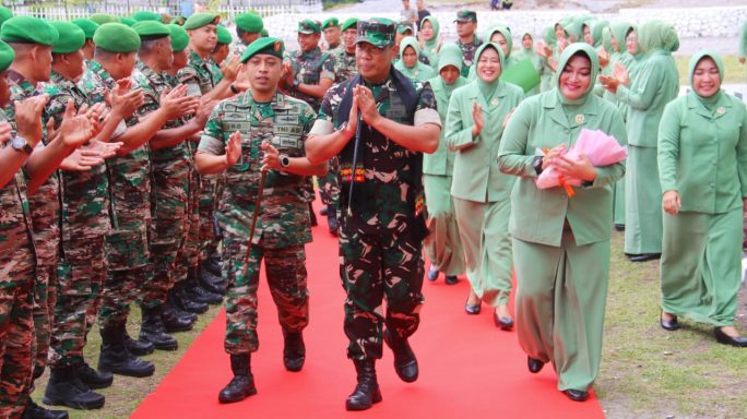 Dandim Sambut Kunjungan Kerja Danrem 011/LW Ke Kodim 0119/BM.