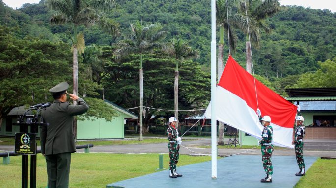 Rindam Iskandar Muda Laksanakan Upacara 17 Agustus 2023.