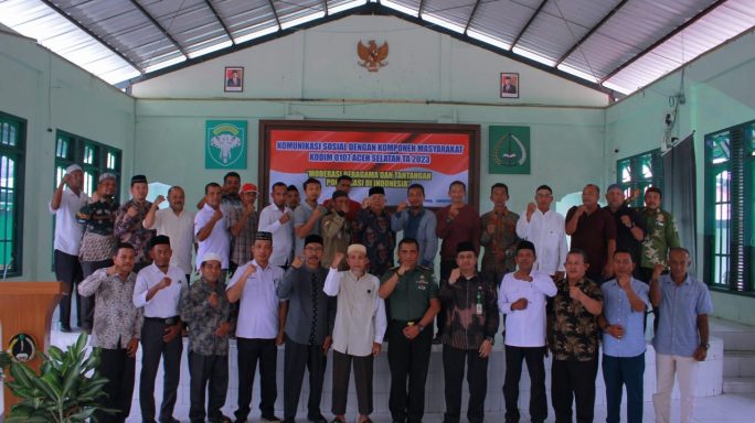 Komunikasi Sosial Kodim 0107/Aceh Selatan Dengan Komponen Masyarakat