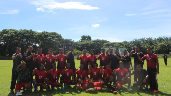 Dandim 0116/Nagan Raya Berikan Motifasi Kepada Pemain Sepak Bola Kodim