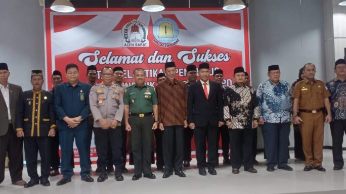 Hadiri Pelantikan Pengurus MPD Aceh Barat Masa Bahti 2023 – 2028, lni Harapan Kasdim 0105/Abar