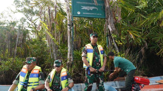 Pangdam IM Tinjau Suaka Marga Satwa Rawa Singkil di Kab. Aceh Singkil