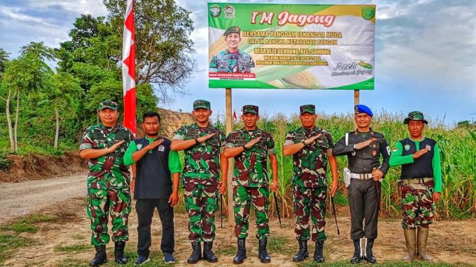 Pangdam IM Pantau Lahan I’M Jagong Di Sawang Aceh Utara