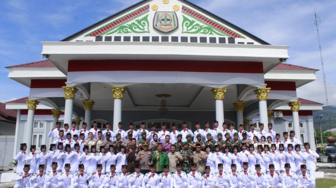 Tugas Paskibraka Selesai, Pj Bupati lepas Paskibraka Aceh Tenggara 2023
