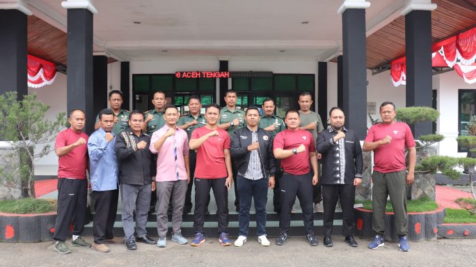Jalin Silaturahmi, Audiensi Antara Bawaslu Dangan Kodim 0106/Aceh Tengah