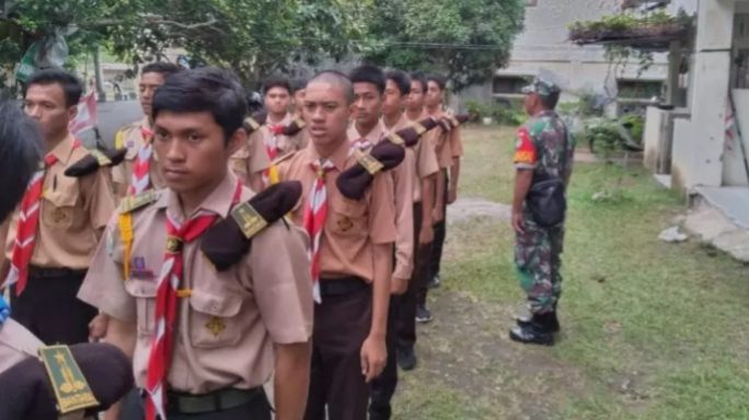 Babinsa Dampingi Kegiatan pembukaan Instruktur Muda ke VIII TA. 2023 di Pondok Pesantren Terpadu Almujaddid