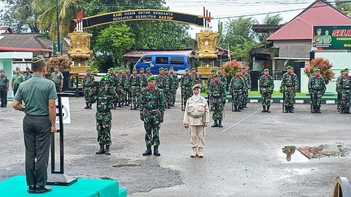 Pimpin Upcara Bulanan 17 September 2023, Dandim 0107/Aceh Selatan Bacakan Amanat Pangdam IM