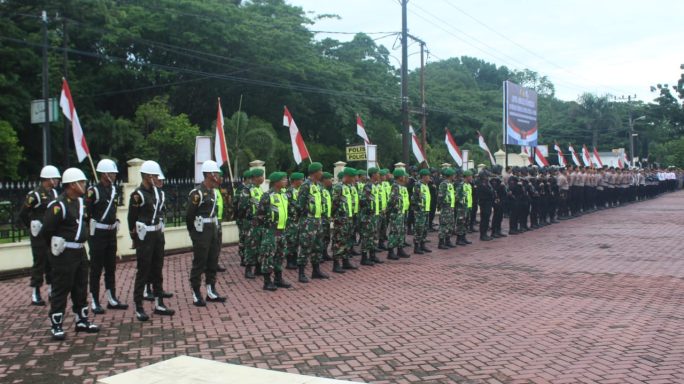 Dandim bersama Personil Kodim 0116/Nara Hadir Dalam Pelaksanaan Apel Gabungan Operasi Zebra Seulawah