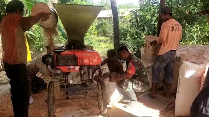 Ini Dia Pesan dan Peran Babinsa Rantau Peureulak Dalam Pembinaanya ke Pok Tani Makmur Jaya.