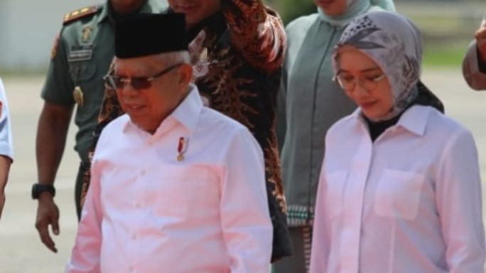 Pangdam IM Sambut Kedatangan Wakil Presiden RI di Bandara Sultan Iskandar Muda Aceh Besar