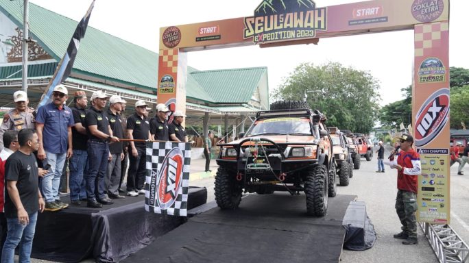 Pangdam Im melepas kegiatan event tahunan IOX Aceh chapter Seulawah ekspedition ke-5