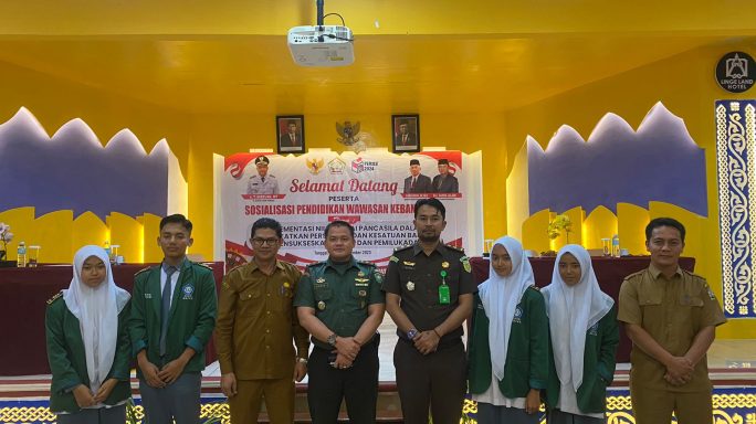 Kasdim 0106/Ateng Sampaikan Wawasan Kebangsaan untuk Jaga Kondusifitas Jelang Pemilu