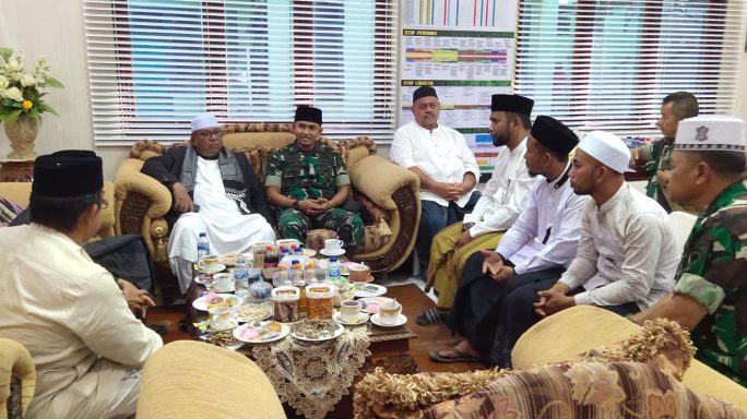 Dandim 0103/Aceh Utara Terima Kunjungan Pimpinan Dayah Kabupaten Aceh Utara dan Kota Lhokseumawe