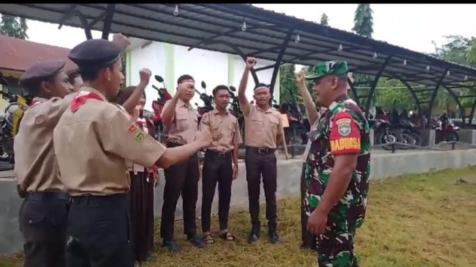 Ini Dia, Peran Babinsa dalam Meningkatkan Semangat Anak Pramuka