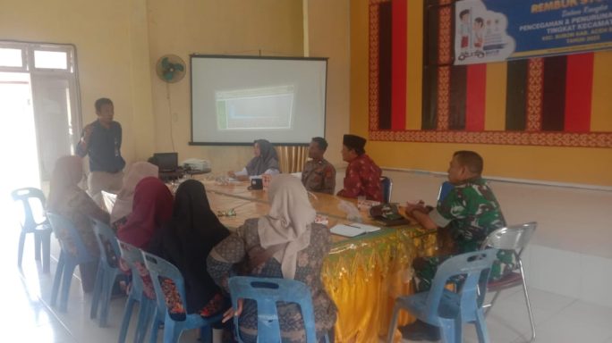 Peduli Kesehatan, Danposramil 06/bubon Hadir Dalam Acara Lokakarya Mini Lintas Sektor