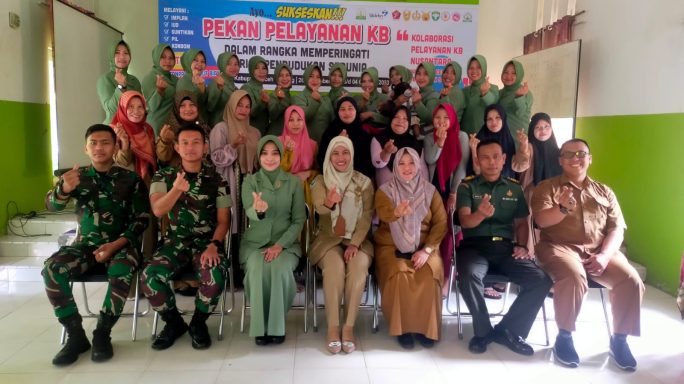 Kodim 0117/Aceh Tamiang Gelar Pelayanan KB Gratis